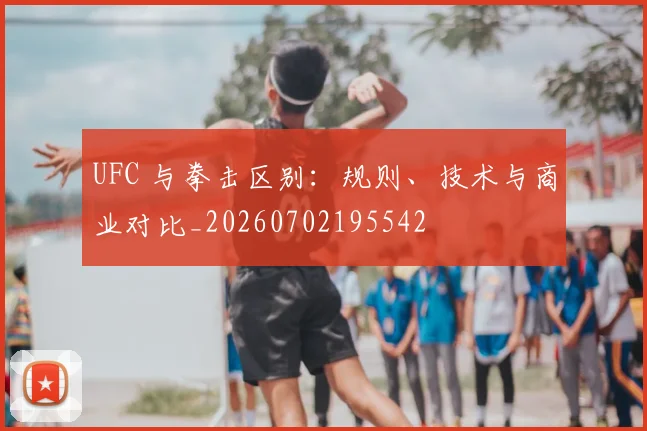 UFC 与拳击区别：规则、技术与商业对比_20260702195542
